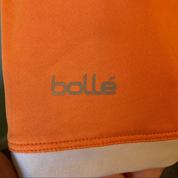 Bollé Orange Tennis Skirt With White Outline Size Large Athleisure - Picture 2 of 12